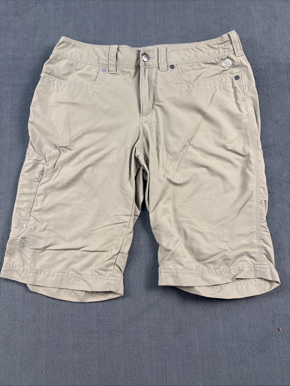 Mountain Hardwear Women’s 10.5” Outdoor Hiking Shorts Tan Khaki 6